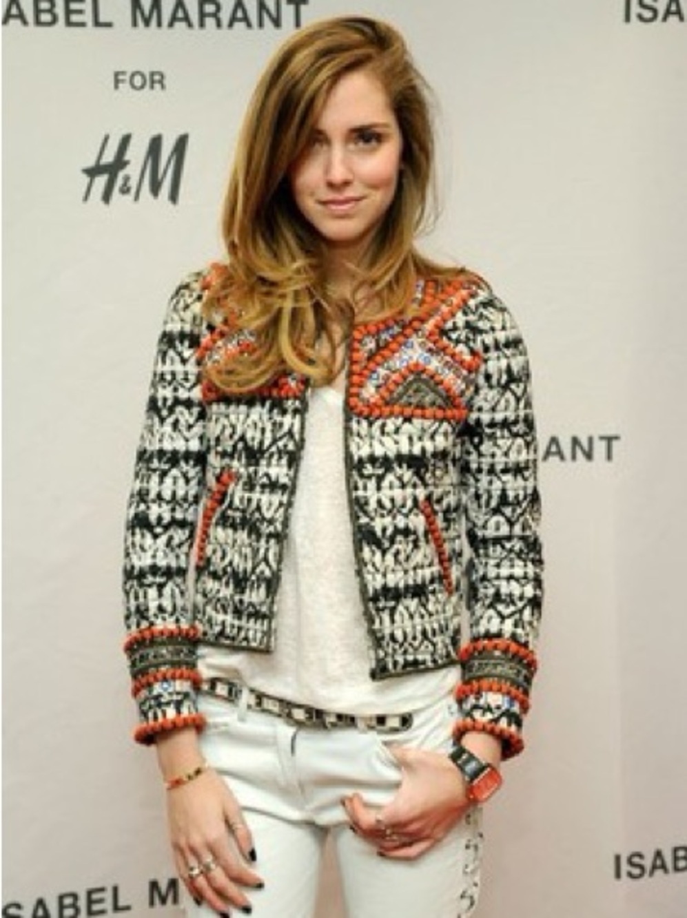 Isabel Marant for H&M Embroidered Beaded BoHo Quilted Jacket Size: 4